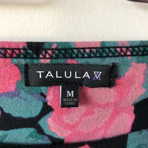 Talula High Waist Rose Mini Skirt (Size:Medium) - Picture 4 of 4